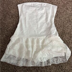 SHEIN White Lace Mini Dress